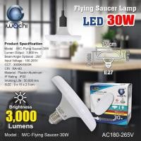 ราคา IWACHI หลอดไฟLED หลอดไฟทรงUFO หลอดไฟจานบิน 30W 40W แสงขาว วอร์ม ประหยัดไฟ (20683342117)