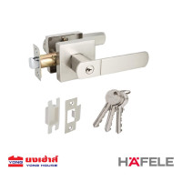 ราคา HAFELE ลูกบิดก้านโยก ห้องทั่วไป รุ่น 489 10 738 ห้องน้ำ รุ่น 489 10 742 สีนิกเกิล ลูกบิด ก้านโยก มือจับก้านโยก (16944563436)