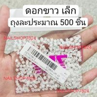 ราคา ดอกไม้ขาวติดเล็บ ขนาด4 6 9มิล อะไหล่เล็บลายดอกไม้ ดอกไม้ติดเล็บ ดอกไม้ (19369193649)