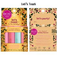 ราคา EOS Holiday Lip Balm Hand Cream Gift Set ลิปบาล์ม ครีมทามือ กลิ่นหอมมาก ของแท้ พร้อมส่ง (17523471603)