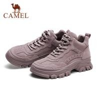 ราคา รองเท้าบู๊ทผู้หญิง Camel รอเท้าบูททำงานกันลื่นด้านบน (19273674124)