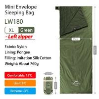 ราคา Naturehike LW180 ถุงนอนแบบพกพา แคมป์ปิ้ง กลางแจ้ง เดินป่า ซองจดหมายขนาดเล็ก ระบายอากาศ เบามาก สบาย พับได้ กันน้ำ Spliced ถุงนอน (19539438133)