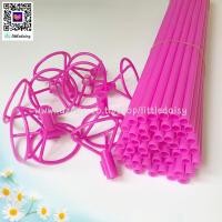 ราคา ส่งไว ก้านลูกโป่งฟอยล์ ยาว 40 cm 16 นิ้ว 1เซต มี10ก้าน 10จุก (15069692607)