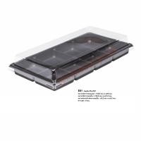 ราคา กล่องพลาสติกใส่ขนมฐานสีน้ำตาล แบบช่อง มีหลายช่องให้เลือก มีแบ่งขาย 25 กล่อง แพ๊ค 50 กล่อง (19376653267)