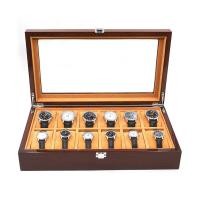 ราคา พร้อมส่ง ไม้แท กล่องนาฬิกา 12 เรือน กล่องใส่นาฬิกา 12ช่อง 12 Watch Box กล่องเก็บนาฬิกาข้อมือ กล่องไม้นาฬิกา กล่องสะสมนาฬิกา (12331140160)