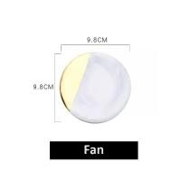 ราคา ทองทองแดงทองขอบจานรองแก้วสำหรับเครื่องดื่มหินอ่อนสีขาวหินรถไฟเหาะกาแฟจานรองแก้วเครื่องดื่มสำหรับโต๊ะและโต๊ะแก้ว (16907238775)