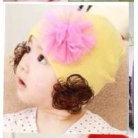 ราคา หมวกเด็กไหมพรมมีปอยผม หมวกไหมพรมเด็ก หมวกกันหนาว หมวกเปียเด็ก หมวกผมเด็ก วิกเด็ก (2943332022)