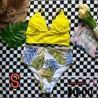 ราคา SHEIN BIKINI ชุดว่ายน้ำทูพีซ ชุดว่ายน้ำสีเหลือง พร้อมส่งจากไทย YELLOW SIZE S SHYEW0126 (20945337766)