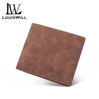 ราคา LouisWill Men Long Wallet PU Leather Slim Wallet Long Clutch Leather Wallet Long Business Male Wallet Coin Purse Men Purse Pouch With Card Holder For Men (20943920054)