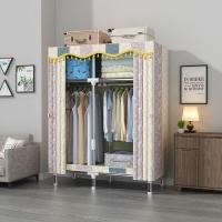 ราคา ตู้เสื้อผ้า Leego 26 มม ตู้แขวนผ้าแขวนผ้าไม้กรอบติดตั้งง่าย 2m5 โครงเหล็กขนาดใหญ่พิเศษกันน้ำทนทานสวยงามความจุขนาดใหญ่ (19925047348)