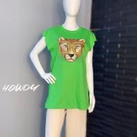 ราคา เสื้อยืดแฟชั่น เสื้อยืดแขนกุดเสื้อยืดแขนตัด สีสกรีนลายเสือ (19398030963)