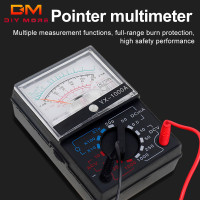 ราคา YX 1000A มัลติมิเตอร์อนาล็อก Diymore Ac dc มัลติมิเตอร์อนาล็อกความแม่นยำสูงตัวชี้เครื่องทดสอบมัลติมิเตอร์แรงไฟฟ้ามัลติมิเตอร์กระแสในมัลติมิเตอร์อนาล็อก (20576701523)