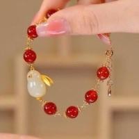 ราคา คลังสินค้าพร้อม หยกหยกสไตล์จีนใหม่กำไลข้อมือหนังรูปกระต่ายกระต่ายฮิเตียนปีจำนวนจำกัดกำไลแบบย้อนยุค (17296995100)