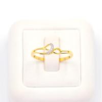 ราคา Happy Jewelry แหวนดีไซน์เก๋ ประดับเพชร เล็กๆ น่ารักๆ ทองแท้ 9k 37 5 เพชรเกสร ME950 (17017479348)