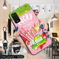 ราคา กรณีโทรศัพท์มือถือสำหรับ Wiko Power U10 Wiko Power U20 ผู้ถือ เชือกเส้นเล็ก กรณีสำหรับสาวเด็กติดบิสกิต Pocky สวยกว่าปลอก Soft TPU ป้องกันรอยขีดข่วนซิลิโคนที่ครอบคลุมกรณี (16058151757)