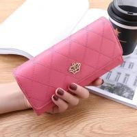 ราคา women new style large capacity ladies long wallet trendy thin fashion rhombus metal crown ผู้หญิงรูปแบบใหม่ความจุขนาดใหญ่กระเป๋าสตางค์ยาวอินเทรนด์บางรอมบัสแฟชั่นมงกุฎ (19783381567)