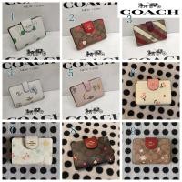 ราคา Coach ใหม่กระเป๋าสตางค์ใบสั้นแฟชั่นสำหรับผู้หญิงกระดุมติดดอกไม้กระเป๋าสตางค์ขนาดกลาง4116 4117 1417 2885 2885 (9841280394)