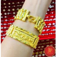 ราคา สร้อยข้อมือทอง เลทข้อมือทองน้ำหนัก 5 บาท ทองชุบ ทองหุ้ม สวยเสมือนจริง JPgoldjewelry (16460432494)