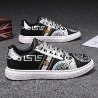 ราคา CODddngkw3 Ready Stock Versace Mens Fashion Low cut Breathable Comfortable Non slip Soft Casual Sports Sneakers Shoes (19659737085)