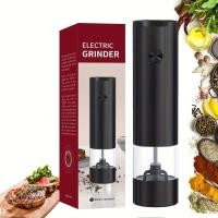 ราคา Electric Pepper Grinder Spice Grinders Electric Automatic Pepper Mills Salt Mill Adjustable Coarseness Kitchen Accessories Transparent silo (20783345242)