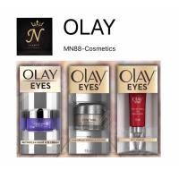 ราคา 3 สูตรครบ ชุดบำรุงสุดคุ้ม Olay Eye Cream บำรุง รอบดวงตา กลางวัน กลางคืน 15ml (20552888201)