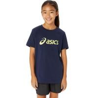ราคา ASICS ASICS LOGO TEE KIDS TRAINING เสื้อ เด็ก เสื้อ เสื้อคอกลม ของแท้ MIDNIGHT GLOW YELLOW (21021419762)