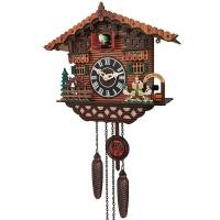ราคา Wooden Clock Wall Mounted Clock Bird Alarm Clock Cuckoo Clocks for Home Kids Room Decoration (17895807380)
