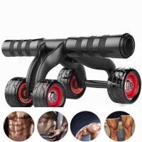 ราคา ลูกกลิ้งบริหารหน้าท้อง AB Roller push up bar ลดหน้าท้อง แบบ 4 ล้อ ลูกกลิ้งหน้าท้อง (4356710277)