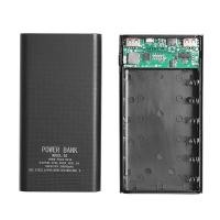 ราคา 18650 Battery Box 5V 2 1A LCD Display 20000MAh Power Board for 6X18650 Battery DIY Powerbank Case (20306225463)