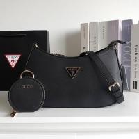 ราคา กระเป๋าสะพายไหล่ guess ทรงพอช แถมถุงผ้า รุ่น Alexie top กระเป๋าสะพายผู้หญิง (16418708859)