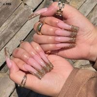 ราคา เล็บปลอม สายฝอ พร้อมกาวติดเล็บปลอม เล็บปลอมกันน้ำ (20891205409)