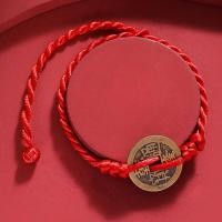 ราคา มือทอสำหรับทั้งหญิงและชายหยกเลียนแบบความปลอดภัย Clasp สร้อยข้อมือเชือกสีแดงปรับสีแดงเชือกนำโชค (20661463532)