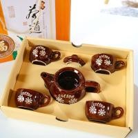 ราคา ชุดกาน้ำชา 5in1 สินค้า คละลาย ชุดเซ็ตถ้วยชงชา ชุดกาน้ำชาเซรามิก พร้อมถ้วยชาเซรามิก ชุดของขวัญ ของชำร่วย สินค้าพร้อมส่ง (13065620842)