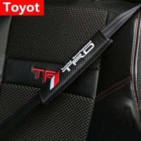 ราคา JC 2ชิ้น เซ็ต Four Seasons Universal Toyot TRD Carbon Fiber Seat Belt Shoulder Pads อุปกรณ์ตกแต่งภายในรถยนต์ (17165455919)