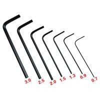 ราคา newdv2 7Pcs lot 0 7mm 3mm Mini Hexagon Hex Allen Key Set Wrench Screwdriver Tool Kit (12280919834)