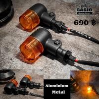 ราคา ไฟเลี้ยวแต่งทรงกระบอก สีดำ เลนส์ส้ม สำหรับมอเตอร์ไซค์สไตล์ วินเทจ คลาสสิค คาเฟ่ เรโทร บอบเบอร์ HD อื่นๆ (15624329007)