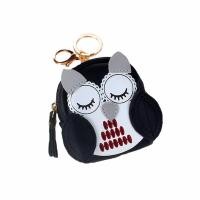 ราคา BEYTM เสน่ห์ แบบพกพา เลดี้กระเป๋าสตางค์ กระเป๋าใส่บัตร หนัง PU ผู้หญิง เสมียนนกฮูก การ์ตูน กระเป๋าใส่เหรียญนกฮูก พวงกุญแจรถ จี้กระเป๋านักเรียน กระเป๋ากุญแจ (18263409518)