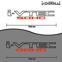 ราคา สติกเกอร์ I VTEC DOHC SOHC สะท้อนแสง ราคาต่อ 1 ชิ้น (18502918182)