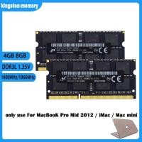 ราคา 4GB 8GB DDR3L 1600MHz MHz RAM 1866แล็ปท็อปหน่วยความจำ PC3L 14900 PC3L 12800 SO DIMM แรม1 35V (18330227708)