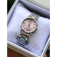 ราคา New ใหม่ล่าสุด นาฬิกาข้อมือผู้หญิงแฟชั่น casio สีใหม่ นาฬิกาคาสิโอสายสแตนเลสแท้ ปัดเรียบรุ่นขายดีกันน้ำได้ ฟรี ถ่านสำลอง (17470017726)