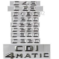 ราคา Hot New For Mercedes Benz C Class C63 C43 C55 AMG C180 C200 C220 C300 C320 C350 4MATIC CDI Trunk Emblem Badge Chrome Letters Emblems DD6 (17201363819)