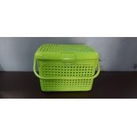 ราคา ตะกร้าพลาสติก มีฝาปิด ตะกร้าใส่ของอุปกรณ์ต่างๆ ตะกร้าใส่น้องหมาน้องแมวสัวต์เลี้ยง ตะกร้าใส่ของเล่น (14183659571)