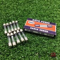 ราคา AUTO FUSES EAGLE SERIES ฟิวส์หลอดแก้ว ฟิวส์สั้น 10A 30mm แพ็ค 10 หลอด (397562667)