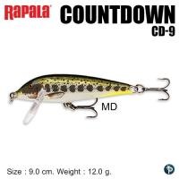 ราคา เหยื่อปลอม RAPALA COUNTDOWN รหัส CD 9 (16629535779)