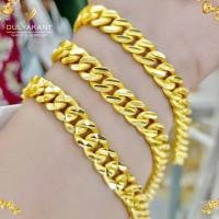 ราคา เลสข้อมือ เศษทองคำแท้ หนัก 1 5 บาท ไซส์ 7 8 นิ้ว B468 bracelet สร้อยข้อมือ ทองเหมือนแท้ ข้อมือสแตนเลส สร้อยข้อมือแบบลิงค์ สร้อยข้อมือเลส เลส (19695554960)