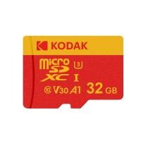 ราคา Kodak Micro SD การ์ดหน่วยความจำสีแดง32GB MicroSDHC 64GB U3 128GB 256GB MicroSDHC microSD C10 A1แฟลชการ์ด TF สำหรับโทรศัพท์ (21170908196)