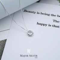 ราคา สร้อยคอเงินแท้ 92 5 วงล้อ 9 มิล น่ารักมาก เหมาะกับสาวๆ เกาหลีสุดๆ ใส่ได้ในทุกโอกาส สร้อยคอเงินแท้ 100 Major Silver (8471873809)