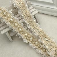ราคา พร้อมส่งริบบิ้นลูกไม้สไตล์ชาแนลเครื่องประดับ DIY ติดไข่มุกปักด้วยมือเครื่องประดับผมเครื่องประดับเสื้อและหมวกใช้ในบ้านขอบลูกไม้เสื้อผ้า (12462396852)