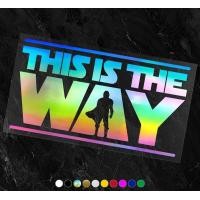 ราคา สติ๊กเกอร์ Star wars สตาร์วอร์ Mandalorian สตาวอ สตาร์วอ starwars Sticker starwar แต่ง ติด รถยนต์ รถ เบบี้ โยดา bany yoda war ติดรถยนต์ แต่งรถ เจได this is the way กระจกรถ กระจก star war (20724634232)