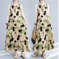 ราคา PPPfashion ชุดเดรสสีฟ้า เหลือง พิมพ์ลาย (20929249091)